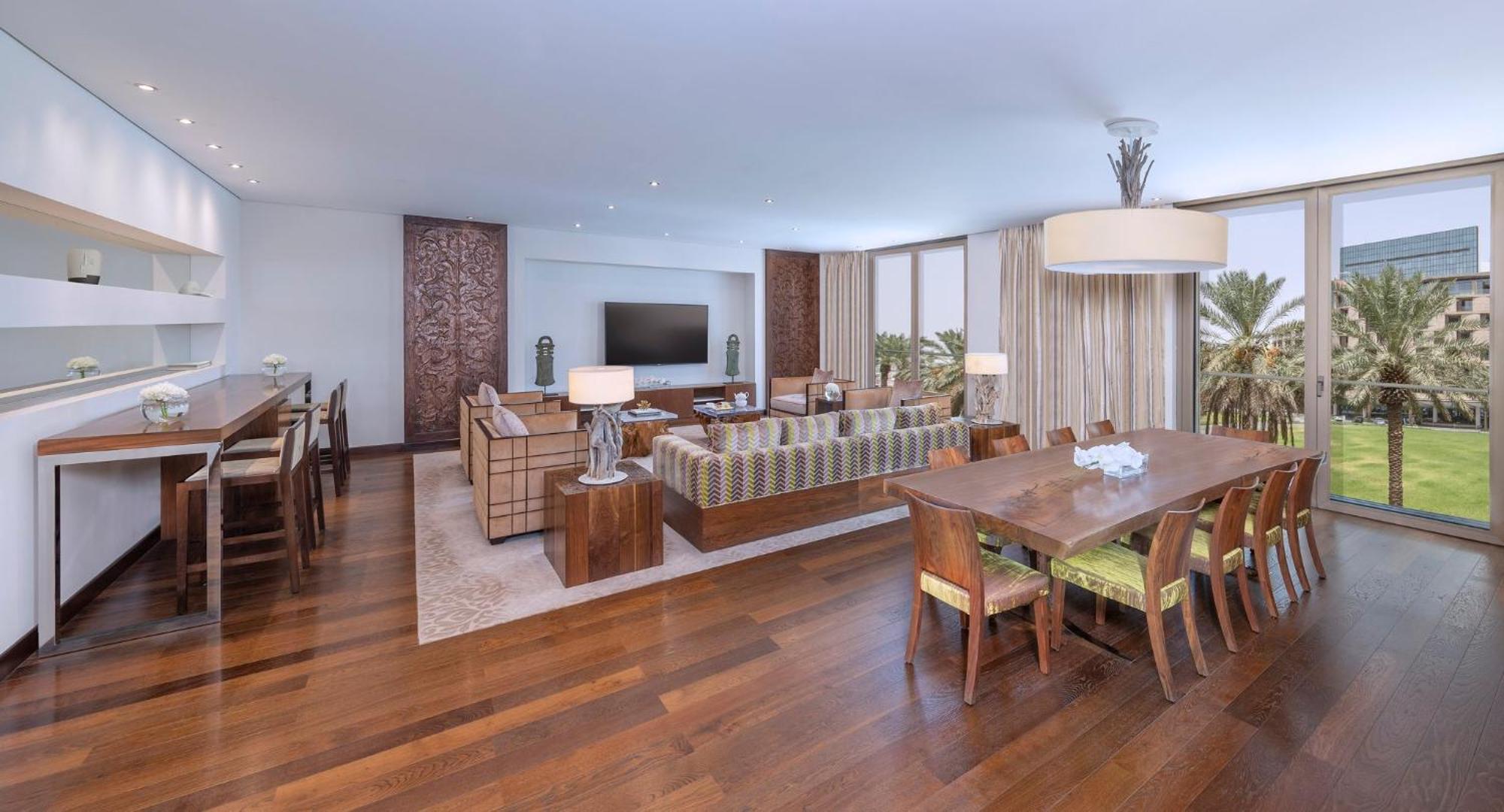Mandarin Oriental Al Faisaliah, Riaad Buitenkant foto A living room at the hotel