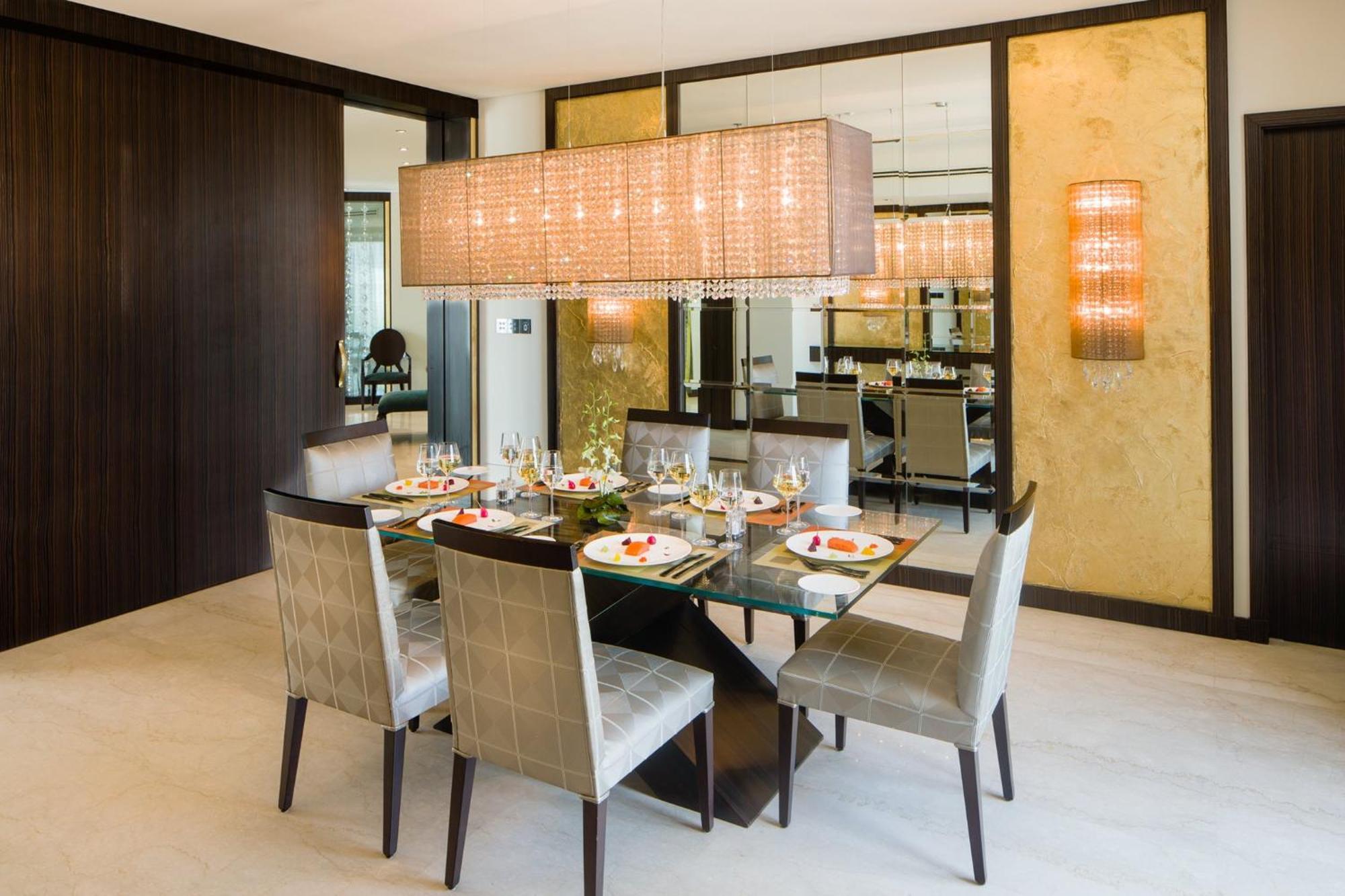 Mandarin Oriental Al Faisaliah, Riaad Buitenkant foto A dining room